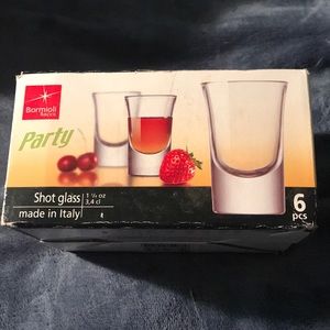 6 pc Italian shot glass set
